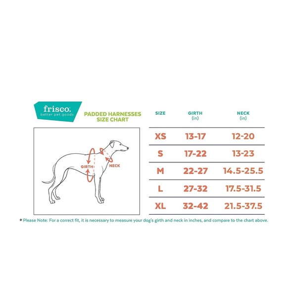 Frisco Padded Reflective Harness - Orange Small NWT - Picture 4 of 6